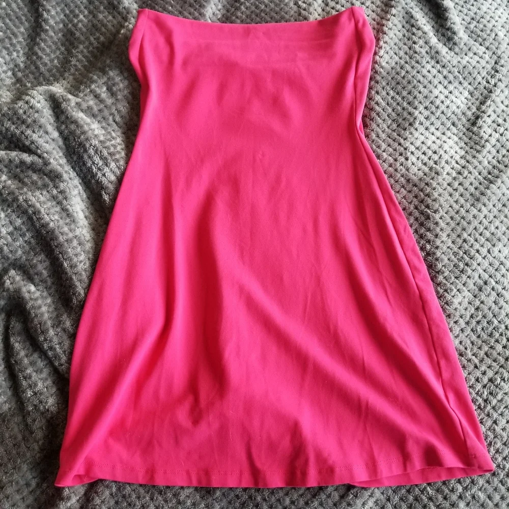 Susana Monaco Daniela Pink Strapless Dress - Picture 5 of 5